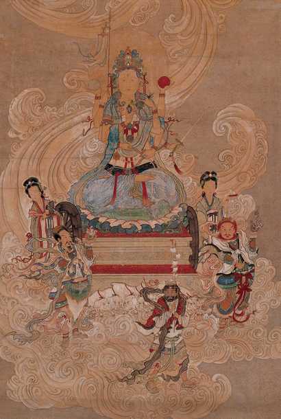 佚名 神仙图 立轴